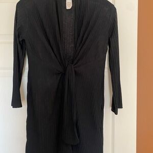 Black Beach Cover Up